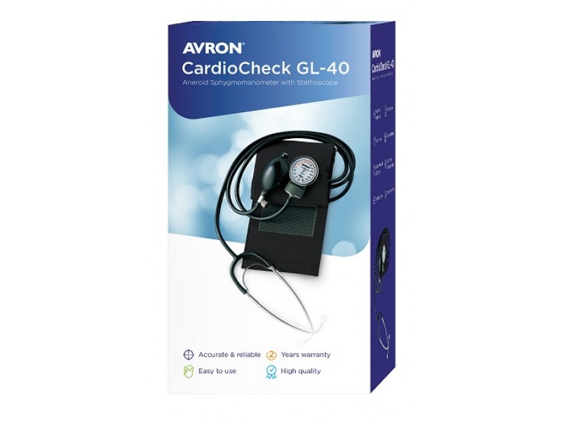 Avron Cardiocheck GL-40 Αναλογικό Πισόμετρο Με Ενσωματωμένο Στηθοσκόπιο