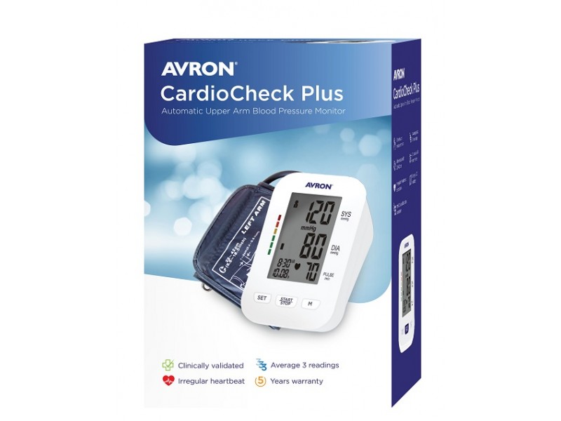 Avron Cardiocheck Plus Πιεσόμετρο Μπράτσου Με Ανίχνευση Αρρυθμίας