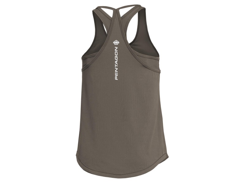 Pentagon Γυναικεία Αμάνικη Μπλούζα Unity Woman Mesh Tank Top Off K09045