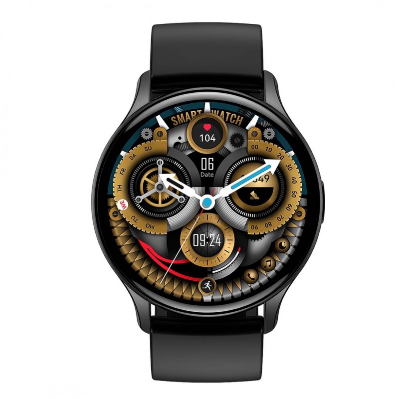 XO J5 Smartwatch Με Οθόνη Αφής & Παλμογράφο Σε Μαύρο Χρώμα