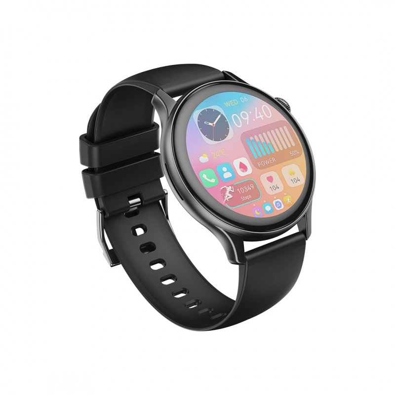 Xo J6 Smartwatch Με Παλμογράφο (Μαύρο)